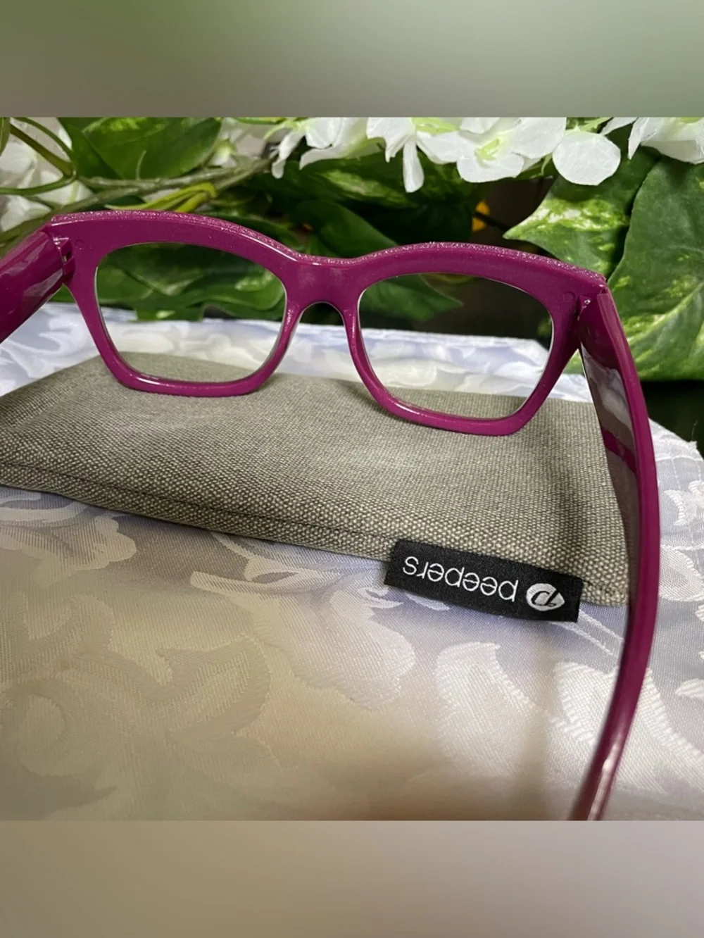 Peepers Shine On Focus Purple Glasses +0.00 | Blue Light | Case Included